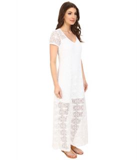 Tommy Bahama Crochet Lace Long T Shirt Dress Cover Up
