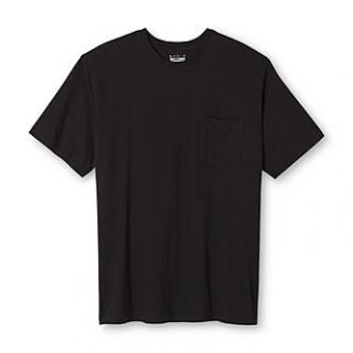 Basic Editions Mens Big & Tall Short Sleeve Crew Neck Pocket T Shirt