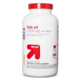 up & up™ Fish Oil 1000 mg Softgels   250 Count