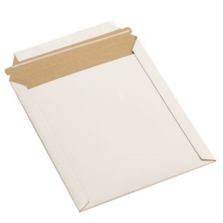 White Self Seal Stay Flats Chipboard Mailers (Set of 100)