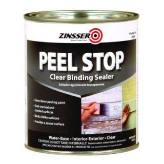 Zinsser 1 qt. Peel Stop Water Base Clear Interior/Exterior Binding Primer and Sealer (Case of 6) 60004