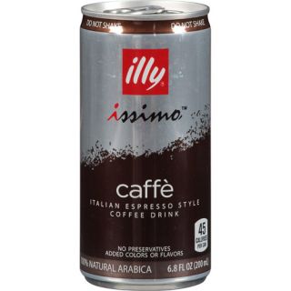 Illy Issimo Caffe Coffee Drink, 6.8 fl oz, (Pack of 12)