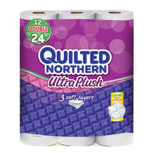Quilted Northern Ultra Plush Double Roll Bath Tissue 12 Ct.   Food