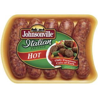 Johnsonville Hot (101305, 101352) Italian Sausage 19 OZ TRAY