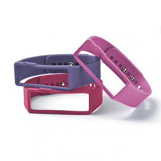 Nuband Activ+ Womens 3 Pack Replacement Bands   Purple Pink and Red