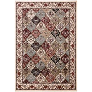 Ottomanson Traditional Persian All Over Pattern Beige 5 ft. 3 in. x 7 ft. 7 in. Area Rug RGL9022 5X7