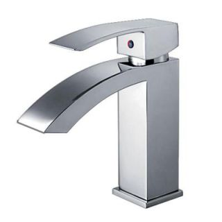 Whitehaus Collection Jem Collection Single Hole 1 Handle Bathroom Faucet in Polished Chrome WH2010001 C