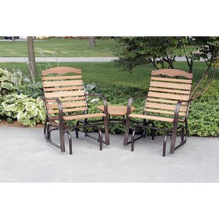Woodlawn Bronze Tete A Tete Chair and Bench Set   Shopping