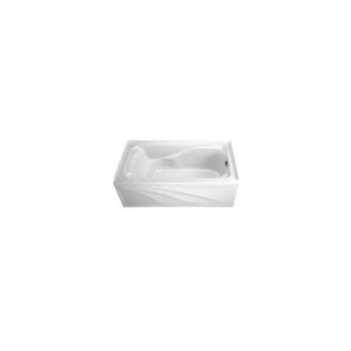 American Standard Cadet Acrylic Rectangular Skirted Bathtub with Left Hand Drain (Common: 32 in x 60 in; Actual: 20 in x 32 in x 59.875 in)