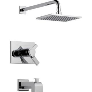 Vero Diverter Tub and Shower Faucet Trim with Lever Handles by Delta
