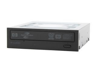 Open Box: HP 20X DVD±R DVD Burner with LightScribe 20X DVD+R 8X DVD+RW 8X DVD+R DL 20X DVD R 6X DVD RW 16X DVD ROM 48X CD R 32X CD RW 48X CD ROM Black IDE Model dvd1040i LightScribe Support