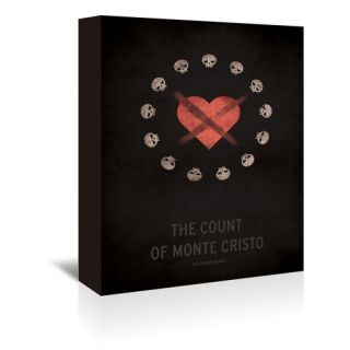 The Count of Monte Cristo Graphic Art on Gallery Wrapped Canvas