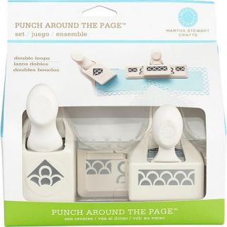 Martha Stewart Crafts Punch Around the Page Combo, Double Loops