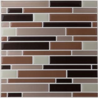 Achim Magic Gel Wall Tile Coffee/Beige Piano Mosaic   Home   Home