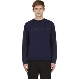 Anderson Navy Logo Sweatshirt