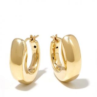 Sevilla Gold™ 14K Puffed Round Electroform Hoop Earrings   7875624