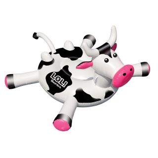 Swimline Lol 2 Seat Cow Inflatable Ride On
