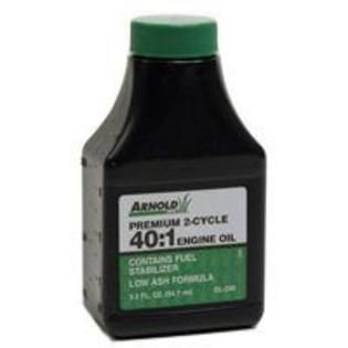 Arnold Premium 3.2 oz. 2 cycle oil for a 40:1 ratio fuel / oil mix