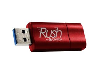 Centon DataStick Rush 128 GB USB 3.0 Flash Drive   Red