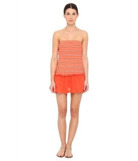 Marc by Marc Jacobs Tara Stripe Pull On Bandeau Dress Cover Up