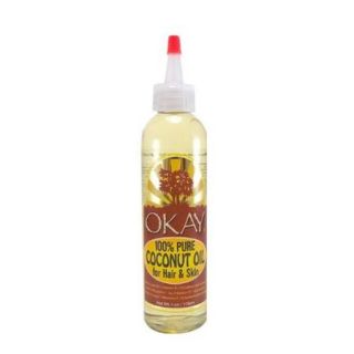 Okay 100% Pure Coconut Oil for Hair & Skin, 6 oz
