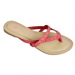Zoey Womens Mayer DT Coral Studded Thong Sandal   Clothing, Shoes
