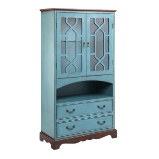 Jazouli Tall 2 Door, 2 Drawer China Cabinet by Bungalow Rose