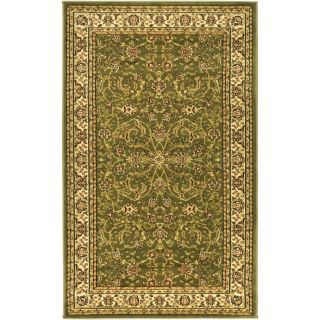 Safavieh Lyndhurst Sage and Ivory Rectangular Indoor Machine Made Throw Rug (Common: 3 x 5; Actual: 39 in W x 63 in L x 0.42 ft Dia)