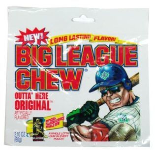 Big League Chew Bubble Gum, Outta Here Original, 2.1 oz (60 g)   Food
