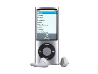 Apple   iPod nano 8GB   5th Gen w/ Camera (SILVER) MC027LL/A