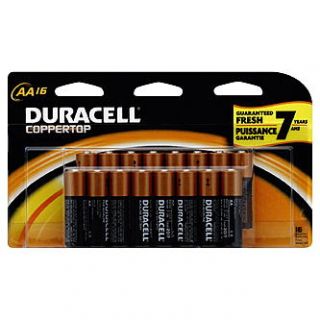 Duracell Coppertop Batteries, Alkaline, AA, 16 batteries   Tools