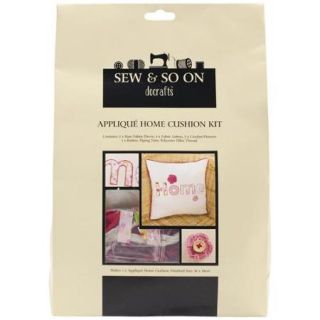 Sew & So On Cushion Kit Applique Home