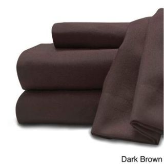 Soft & Cozy Easy Care Sheet Set Microfiber Dark Brown Full