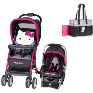 Baby Trend Hello Kitty Venture Travel System with Bonus Hello Kitty Tote Diaper Bag