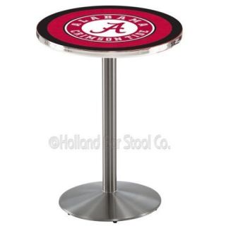 Holland Collegiate 36 in. Pub Table with Round Base