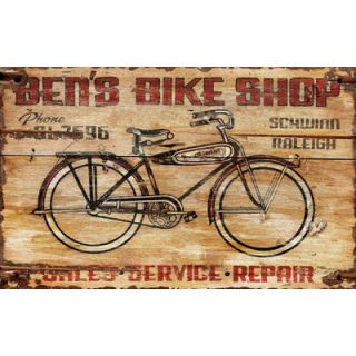 Vintage Signs Bens Bike Vintage Advertisement Plaque