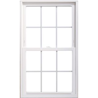 ThermaStar by Pella Vinyl Double Pane Annealed Replacement Double Hung Window (Rough Opening: 31.75 in x 45.75 in Actual: 31.5 in x 45.5 in)