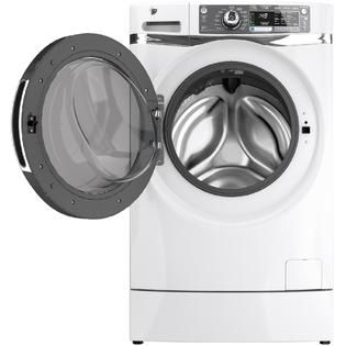 GE  4.8 cu. ft. RightHeight™ Design Front Load Washer   White ENERGY