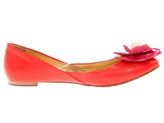 kate spade new york twill red nappa pink patent flower