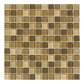 Daltile Maracas Lake Shores Blend 12 in. x 12 in. 8mm Glass Mesh Mount Mosaic Wall Tile (10 sq. ft. / case) DISCONTINUED P66511MS1P