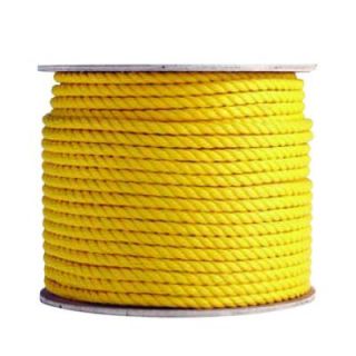 BOEN 1/4 in. x 600 ft. Polypropylene Yellow Rope BR 2112