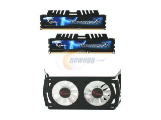 G.SKILL Ripjaws X + Turbulence II Series 4GB (2 x 2GB) 240 Pin DDR3 SDRAM DDR3 2200 (PC3 17600) Desktop Memory Model F3 17600CL7D 4GBXHD