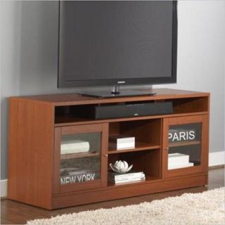 Jesper Office 100 Entertainment Collection 63" TV Cabinet in Cherry