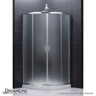 DreamLine Prime 31 3/8 in. W x 31 3/8 in. D x 72 in. H Framed Sliding Shower Enclosure in Chrome SHEN 7031310 01 FR