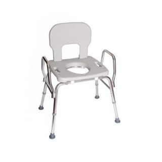 Eagle Health Shower Chair with Cut Out Seat, Back and Arms