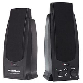 Inland 88034 Pro Sound 2000 Speakers   black   TVs & Electronics