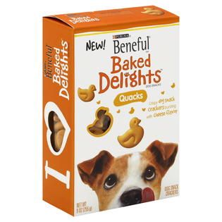 Beneful  Baked Delights Dog Snack Crackers, Quacks, 9 oz (255 g)
