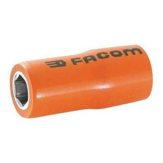 Facom 1/4" Drive, 7/8", Insulated Socket, Alloy Steel, FM R.10AVSE