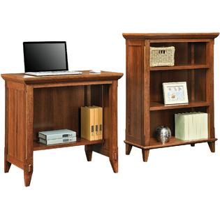 Altra  Amelia Madison Cherry Desk with Hutch/Bookcase