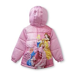 Disney Baby   Princess Toddler Girls Puffy Coat & Snow Pants